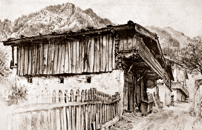  Adolpyh Von Menzel —— 乡村木屋